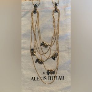 Alexis Bittar multi layer necklace